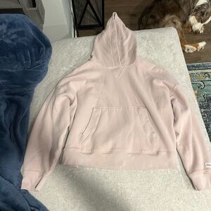 Calvin Klein Pink Cropped Turtleneck Sweater